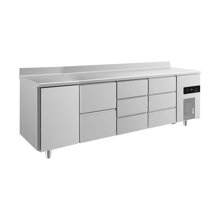 Kühltisch -2 bis +8°C 2330x700x850mm mit 1x Tür