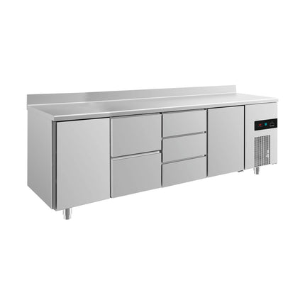 Kühltisch -2 bis +8°C 2330x700x850mm mit 2x Türen