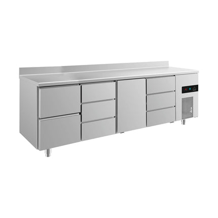 Kühltisch -2 bis +8°C 2330x700x850mm mit 1x Tür