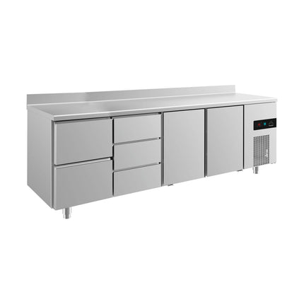 Kühltisch -2 bis +8°C 2330x700x850mm mit 2x Türen