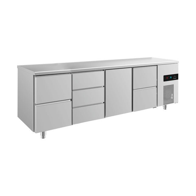 Kühltisch -2 bis +8°C 2330x700x850mm mit 1x Tür