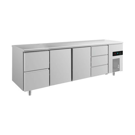 Kühltisch -2 bis +8°C 2330x700x850mm mit 2x Türen