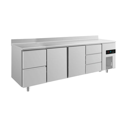 Kühltisch -2 bis +8°C 2330x700x850mm mit 2x Türen