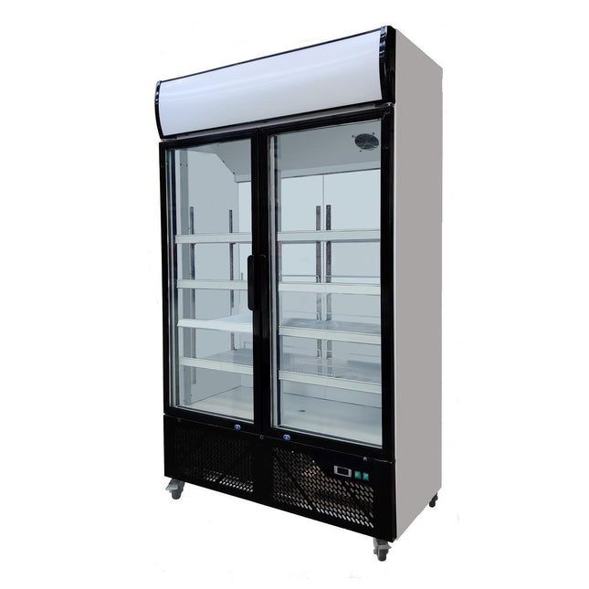 Refrigerador de bebidas Skyrainbow con pantalla, contenido 810 litros
