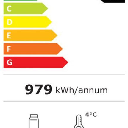 Arktic Aufsatz-Kühlvitrine 58 Liter – schwarz – 230 V / 170 W – 406 × 452 × 830 mm – weitere Produktansicht