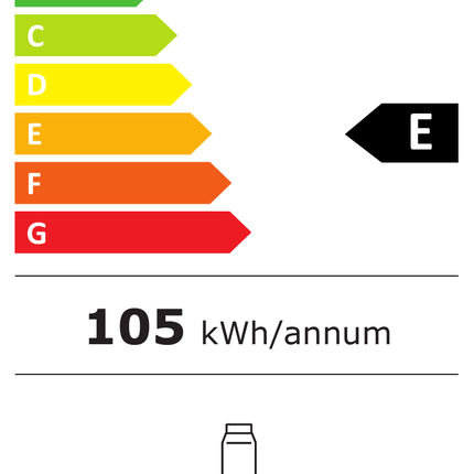 NordCap COOL-LINE Kühlschrank CC 29 W – Energielabel