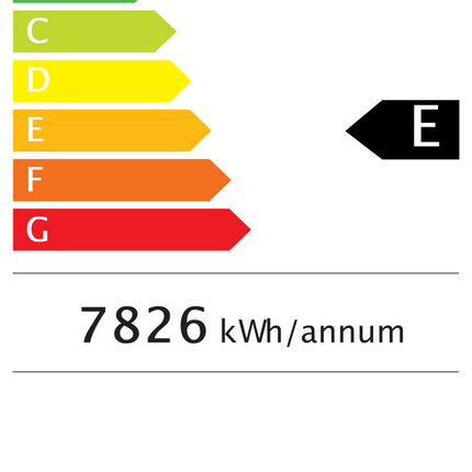 Tiefkühlschrank mit 1250 Liter | schwarz |1253 X 710 X 2030 mm von A & S Gastro – Energielabel