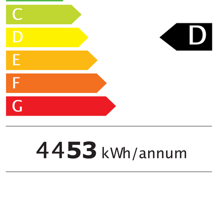 Tiefkühlschrank 220 Liter | schwarz |420 X 485 X 1890 mm von A & S Gastro – Energielabel
