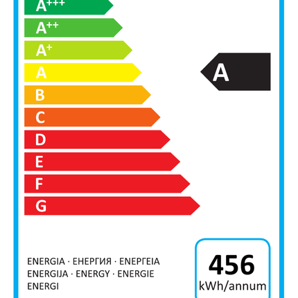 NordCap Kühltisch CRIO HPM 2-7001 mit 2 Türen für GN 1/1 – Energielabel