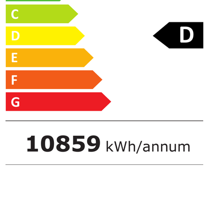 NordCap Speiseeisvitrine MILLENNIUM 2.0 GE DT 190 H135 – Energielabel