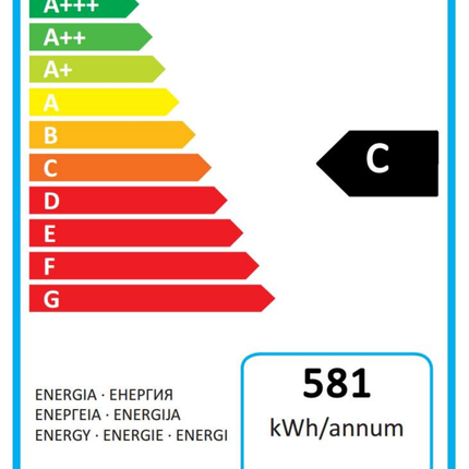 NordCap Gewerbekühlschrank KU 702 PREMIUM für GN 2/1 – Energielabel