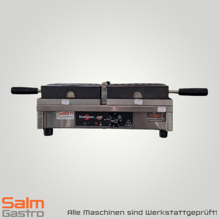 Krampuz Elektrisches Waffeleisen 180° 1800W 230V Aussteller mit Garantie
