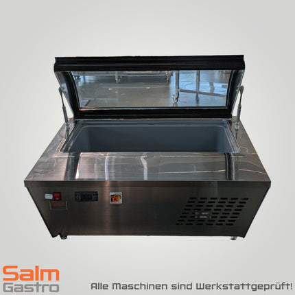 Virtus Speiseeis-Theke mit Glasdeckel 230V 8x 1/6 GN oder 8x Pacojet Pacossierbecher