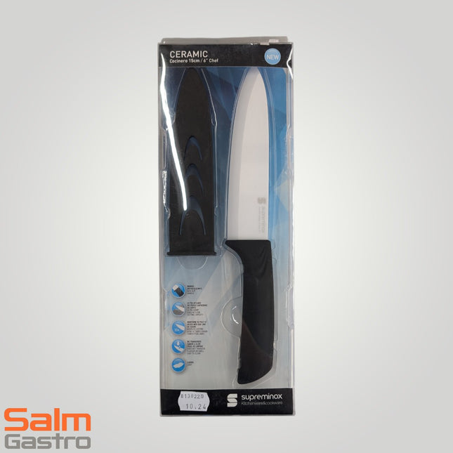 Supreminox Chefmesser Keramik 15cm White Blade