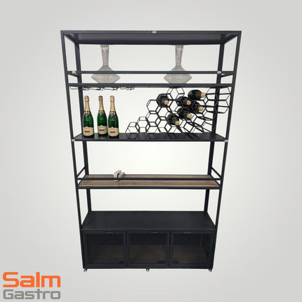 Wireland Weinregal 5-stufig, LED-Beleuchtung 230V Austellungsstück