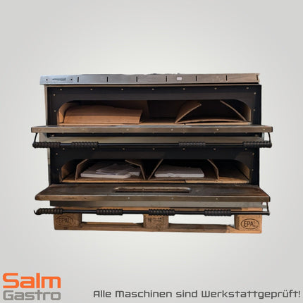 Prismafood Pizzaofen Special66 400V 2 Backkammern für 2x6 Pizzen Ø 350mm Ausstellungsgerät