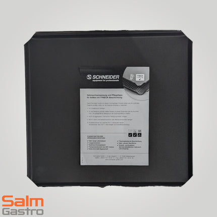 Teglia da forno gn 2/3 325x355mm rivestito di nero senza perforazione