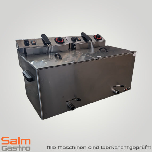 RM Gastro Elektro Fritteuse Plus F1010 2x400V 2x11L 2x8,1kW Gebrauchtgerät 2 Körbe