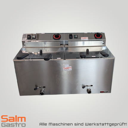 RM Gastro Fritteuse elektrisch doppelt FE 1010 TD 2x11L 400V Gebrauchtgerät