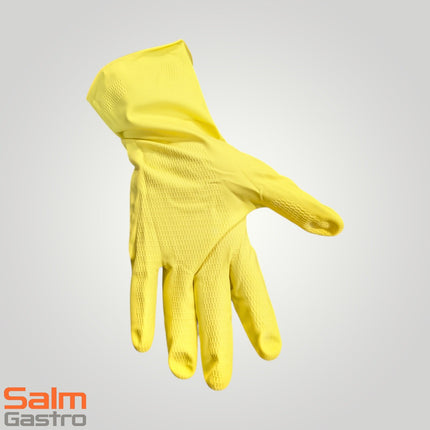 Gloves all -purpose chemicals natural latex yellow gr9 length approx. 30cm per couple