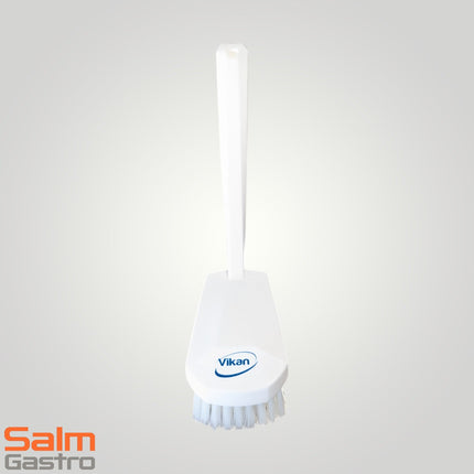Vikan Waschbürste weiss langer Stiel 415mm medium