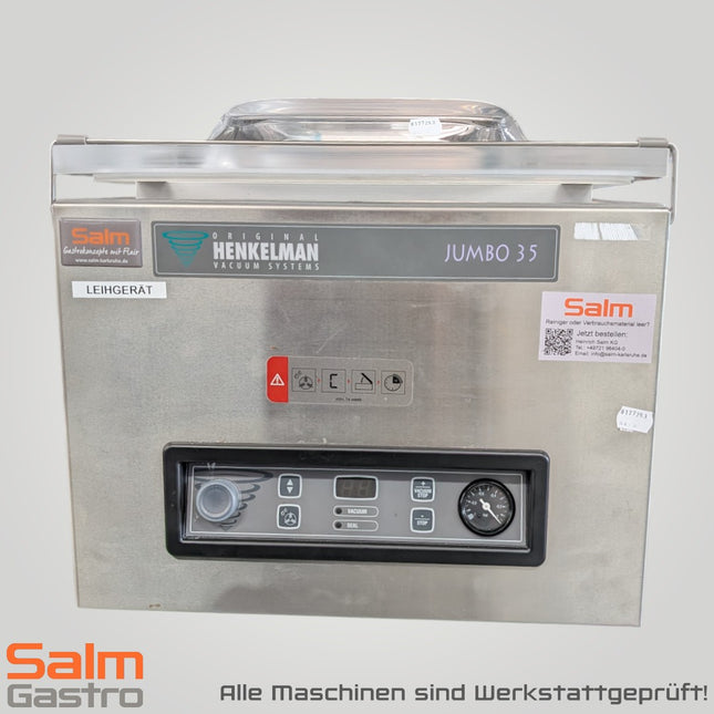 Henkelman Vakuummaschine Jumbo 35 Pumpe 16cbm