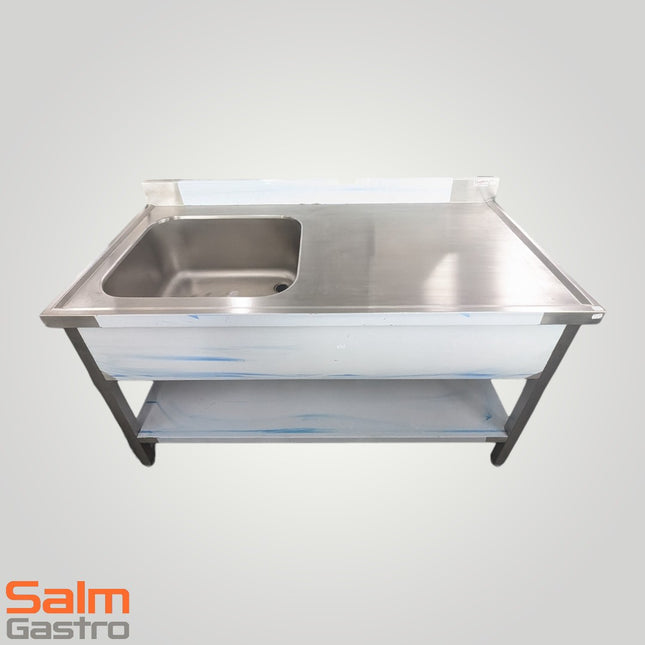 R+S Spültisch mit 1 Becken und Grundboden Becken links B/T/H 1500x700x900mm Ausstellungsstück