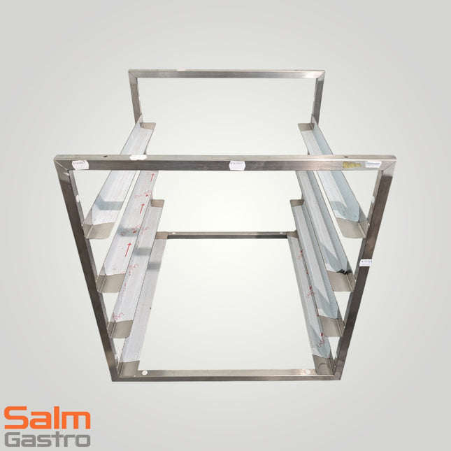 HRC Korbhalter CNS für Spültisch 550x600x580 mit 4 Einschüben für Körbe 500x500mm unterbaufähig Ausstellungsstück