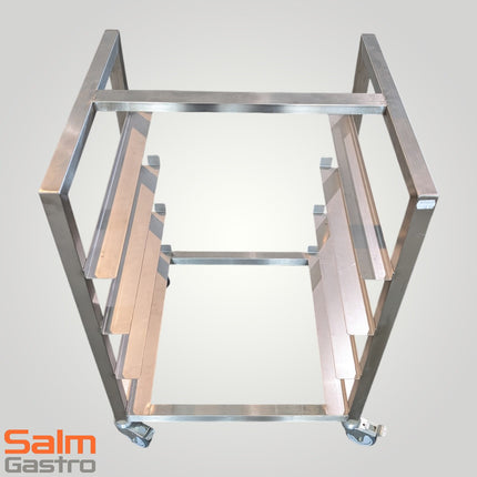 R+S Wagen Edelstahl für 4 Spülkörbe 500x500 B/T/H 570x520x800mm