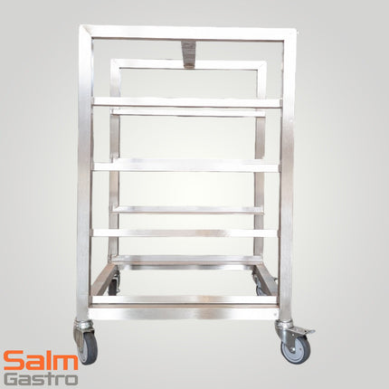 R+S Wagen Edelstahl für 4 Spülkörbe 500x500 B/T/H 570x520x800mm