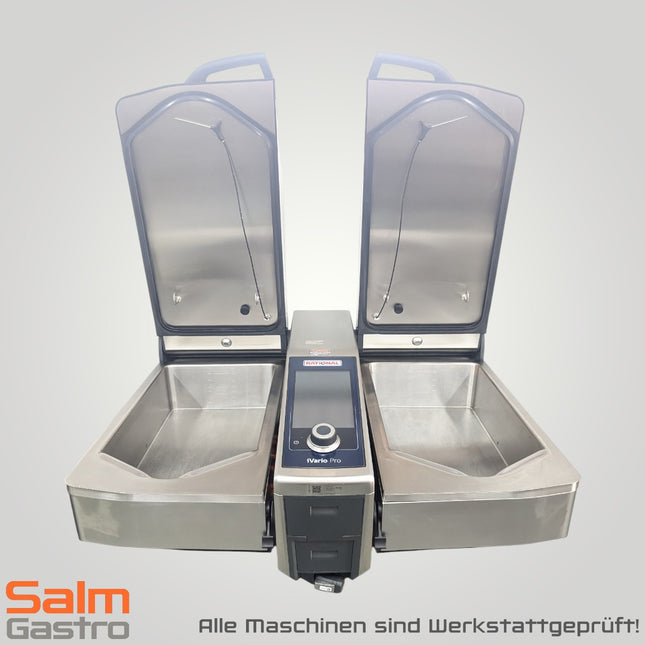 Rational VarioCooking Center iVARIO Pro2-S 2x25L WIFI gebraucht 938x1100x485