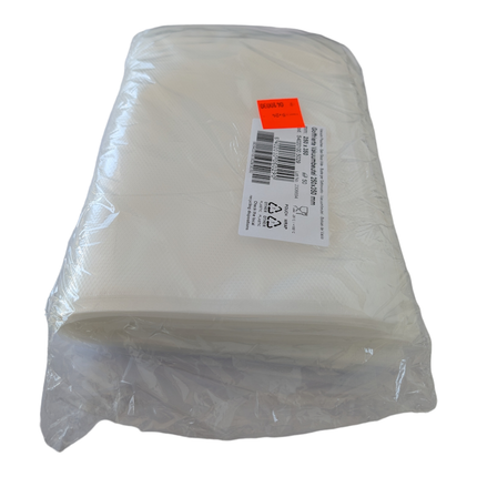 Seal edge bag 90 µ 250x350 gripped 50 pieces for customary vacuum devices