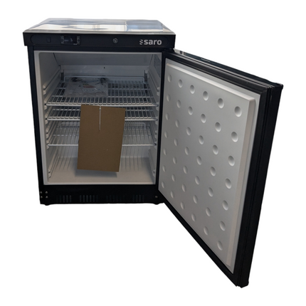 Saro storage fridge black HK200B 230V exhibitors as good as new