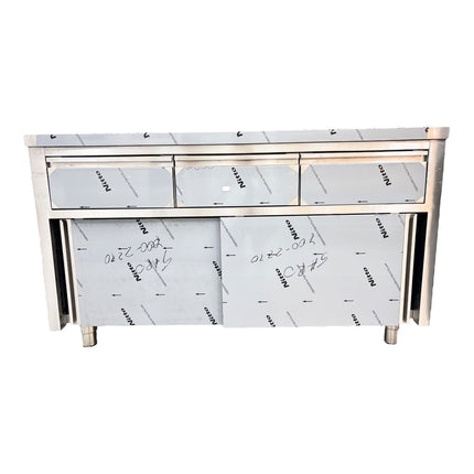 Saro sliding door cabinet CNS Without upgrading 3 drawers 1400x700x850mm