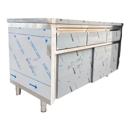 Saro sliding door cabinet CNS Without upgrading 3 drawers 1400x700x850mm