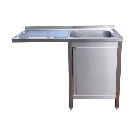 Spülzentrum 1200 x 700 x 850 mm 1 Becken rechts 700 mm Tiefe von A & S Gastro – Spültechnik für die Gastronomie