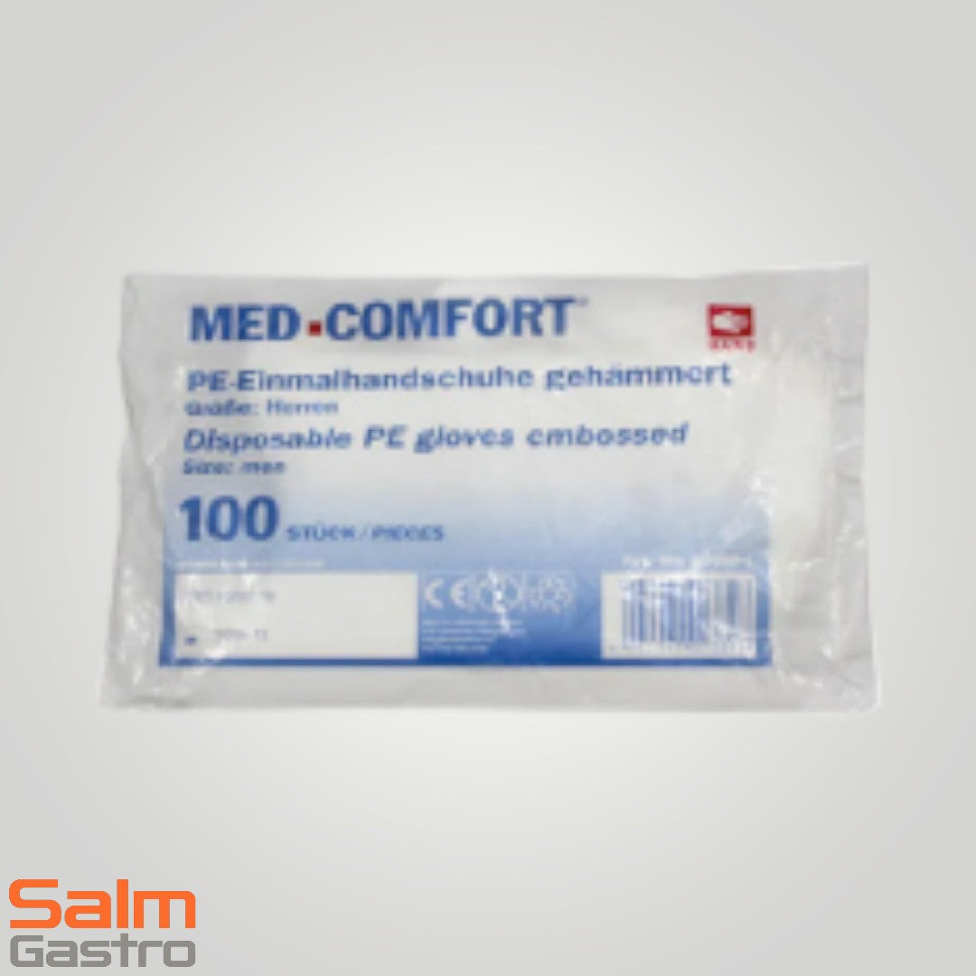 MED Comfort Handschuh Einweg Latex Grip S natur puderfrei