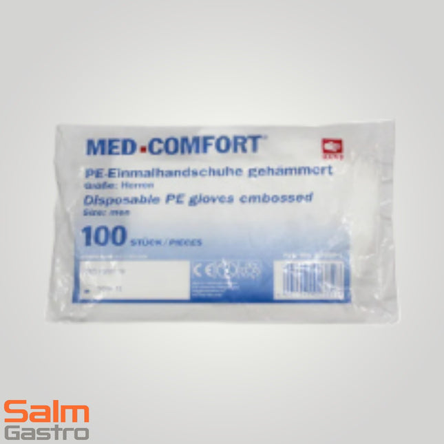 Med comfort glove disposable latex grip s nature powder -free