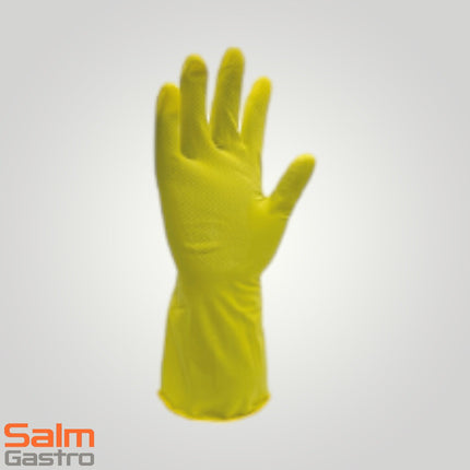 Handschuh Allzweck Chemikalien Naturlatex gelb Gr9 Länge ca 30cm per Paar