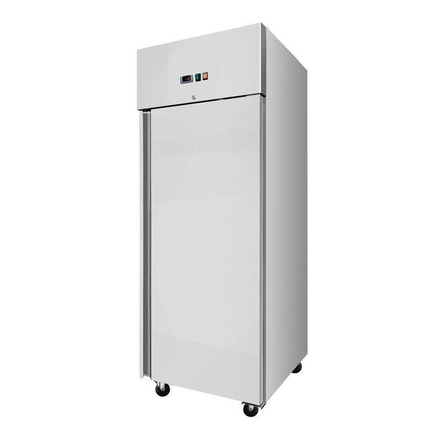 Skyrainbow Nevera de acero inoxidable, contenido 733 litros, panadería, 10 pares de rieles, sin un transportista este