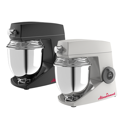AlexanderSolia Rührmaschine „Teddy“ AW R 7, Weiß matt
