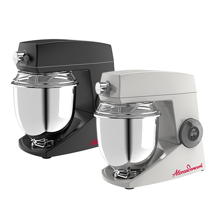 AlexanderSolia Rührmaschine „Teddy“ AW R 7 PRO Weiß matt