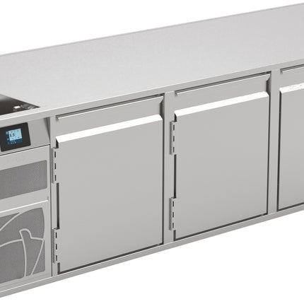 NordCap Kühltisch UBE 4-51-4T MFL mit 4 Türen für GN 1/1