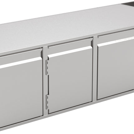 NordCap Kühltisch UBE 4-51-4T MFR mit 4 Türen für GN 1/1