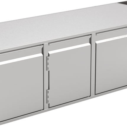 NordCap Kühltisch UBZ 4-51-4T IFR mit 4 Türen für GN 1/1