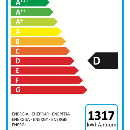 Unterbaukühltisch mit 2 Schubladen -2 bis +8°C 1.200x700x600 mm von A & S Gastro – Energielabel