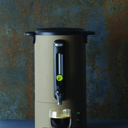 HENDI Perkolator UNIQ – designed by Robert Bronwasser – 7 l – Taupe – 230 V / 1050 W – 307 × 330 × 450 mm – weitere Produktansicht