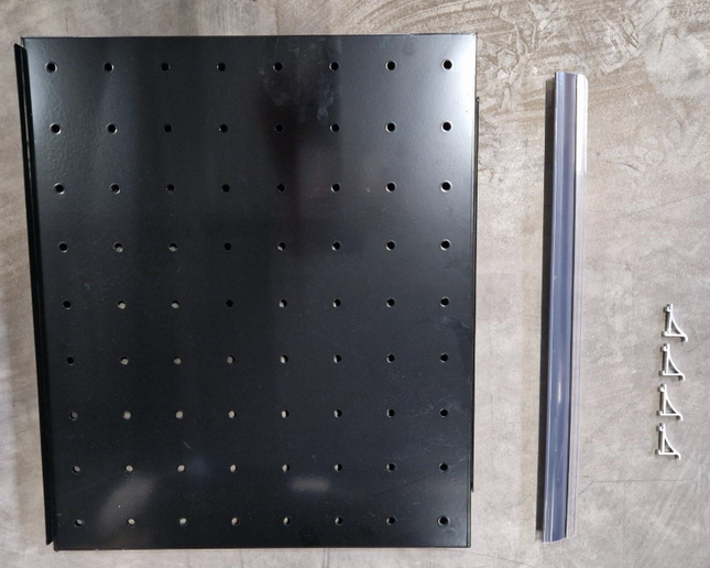 Saro Blech schwarz für GTK 1000 PRO und GTK 1530 S PRO links und rechts 569.2 x 485.9 x 10 mm