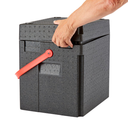 Cambro Cam GoBox® Getränkebox mit Tragegurt rot, Beverage Box - EPPBEVRDST110