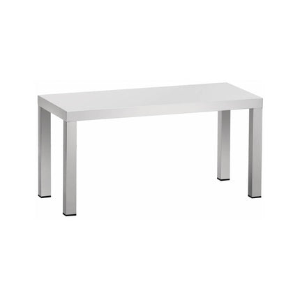 Edelstahl Aufsatzboard 1-Etage | Bautiefe 400 mm | AISI 304 von A & S Gastro – Edelstahlmöbel für die Gastronomie